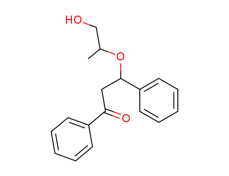 3-(2-hydroxy-1-methyl-ethoxy)-1,3-diphenyl-propan-1-one