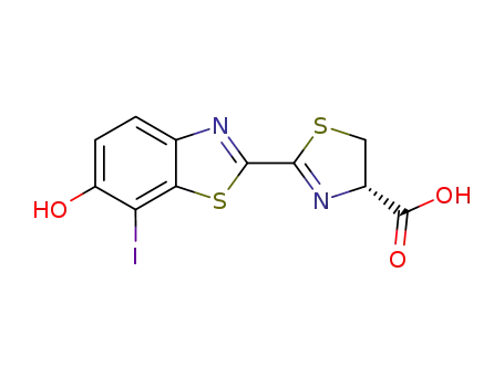 (S)-2-(6-Hydroxy-7-iodo-benzothiazol-2-yl)-4,5-dihydro-thiazole-4-carboxylic acid