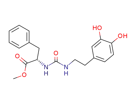 (S)-2-{3-[2-(3,4-Dihydroxy-phenyl)-ethyl]-ureido}-3-phenyl-propionic acid methyl ester