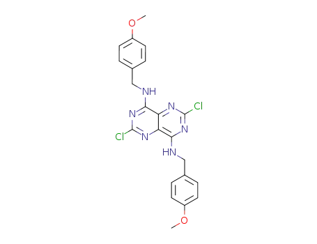 2,6-dichloro-4,8-di-(4'-methoxybenzylamino)pyrimido[5,4-d]pyrimidine