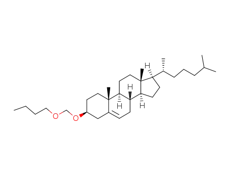 (3S,8S,9S,10R,13R,14S,17R)-3-Butoxymethoxy-17-((R)-1,5-dimethyl-hexyl)-10,13-dimethyl-2,3,4,7,8,9,10,11,12,13,14,15,16,17-tetradecahydro-1H-cyclopenta[a]phenanthrene