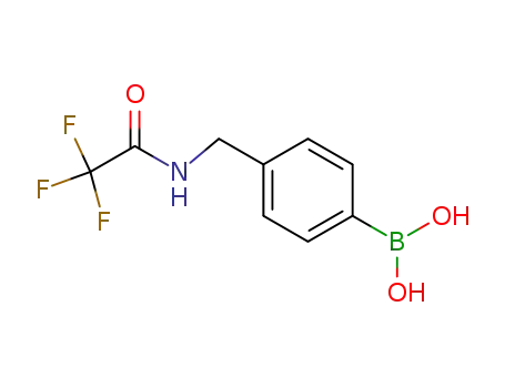 Molecular Structure of 528894-31-7 (Boronic acid, [4-[[(trifluoroacetyl)amino]methyl]phenyl]-)