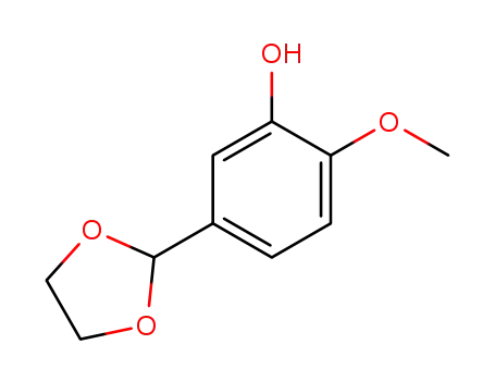 2-(3-hydroxy-4-methoxyphenyl)-1,3-dioxolane