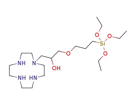 1-(1,4,7,10-tetraazacyclododecan-1-yl)-3-(3-(triethoxysilyl)-propoxy)propan-2-ol