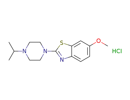 2-(4-isopropylpiperazin-1-yl)-6-methoxybenzothiazole hydrochloride