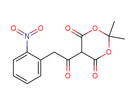 2,2-dimethyl-5-[2-(2-nitrophenyl)acetyl]-1,3-dioxane-4,6-dione