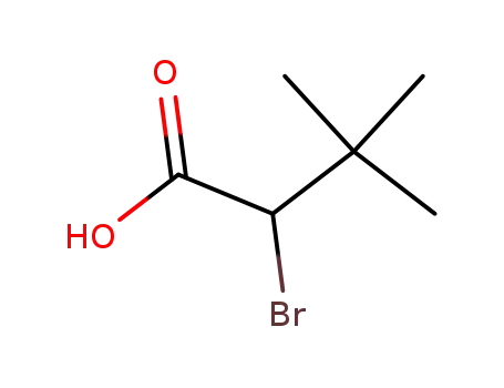 Molecular Structure of 50364-40-4 (2-bromo-3,3-dimethylbutanoic acid)