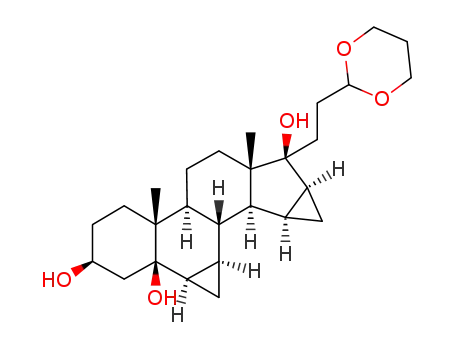 17α-(2-[1,3]dioxan-2-ylethyl)-6β,7β,15β,16β-dimethylen-5β-androstane-3β,5,17β-triol