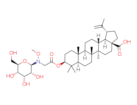 (3S)-O-(N-methoxy-N-β-D-allosylglycyl)betulinic acid