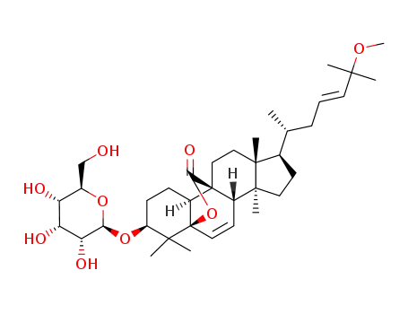 (1R,4S,5S,8R,9R,12S,13S,16S)-8-[(2R,4E)-6-methoxy-6-methylhept-4-en-2-yl]-5,9,17,17-tetramethyl-18-oxapentacyclo[10.5.2.01,13.04,12.05,9]nonadec-2-en-19-one 16-O-β-D-allopyranoside