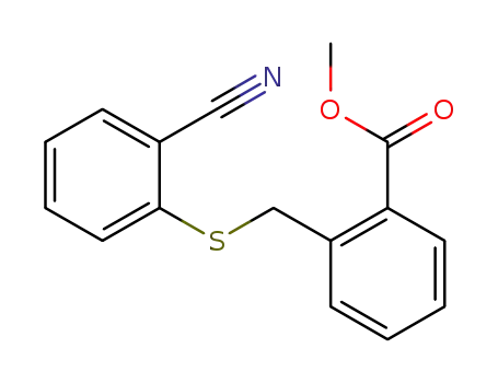 methyl 2-{[(2-cyanophenyl)thio]methyl}benzoate
