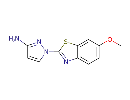 1-(6-methoxybenzothiazol-2-yl)-1H-pyrazol-3-ylamine