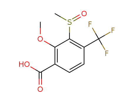 2-methoxy-3-methylsulfinyl-4-trifluoromethylbenzoic acid