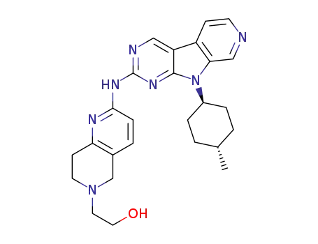2-[2-({9-[(1r,4r)-4-methylcyclohexyl]-9H-pyrido[4',3':4,5]pyrrolo[2,3-d]pyrimidin-2-y}amino)-7,8-dihydro-1,6-naphthyridin-6(5H)-yl]ethanol