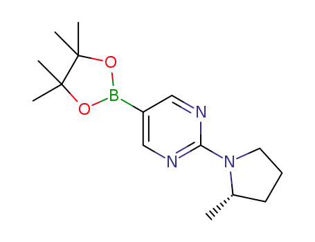 (S)-2-(2-methylpyrrolidin-1-yl)-5-(4,4,5,5-tetramethyl-1,3,2-dioxaborolan-2-yl)pyrimidine
