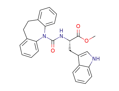 (2S)-2-[(10,11-dihydro-5H-dibenzo[b,f]azepin-5-ylcarbonyl)amino]-3-(1H-indol-3-yl)propionic acid methyl ester