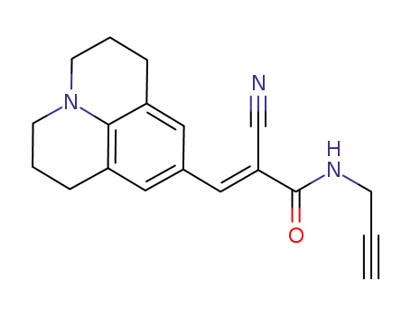 (E)-2-cyano-N-(prop-2-yn-1-yl)-3-(julolidine-9-yl)acrylamide