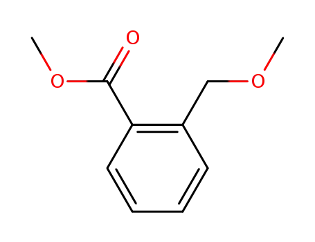 Molecular Structure of 942-57-4 (Benzoic acid, 2-(methoxymethyl)-, methyl ester)