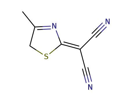 2-(4-methylthiazol-2(5H)-ylidene)malononitrile