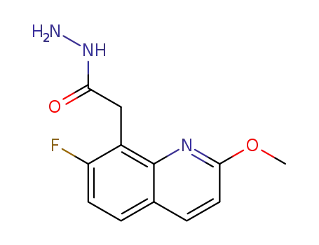 2-(7-fluoro-2-methoxyquinolin-8-yl)acetohydrazide