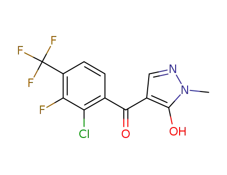 (2-chloro-3-fluoro-4-trifluoromethylphenyl)(5-hydroxy-1-methyl-1H-pyrazol-4-yl)methanone
