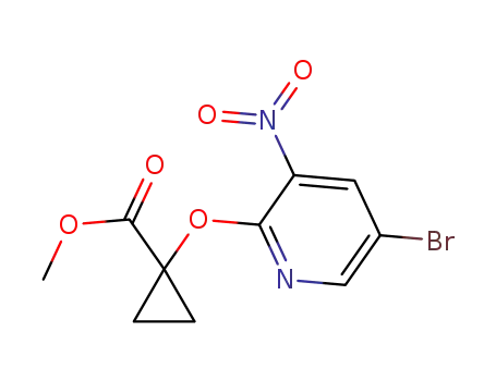 methyl 1-[(5-bromo-3-nitro-2-pyridyl)oxy]cyclopropanecarboxylate