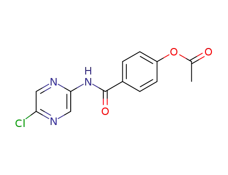 4-((5-chloropyrazin-2-yl)carbamoyl)phenyl acetate