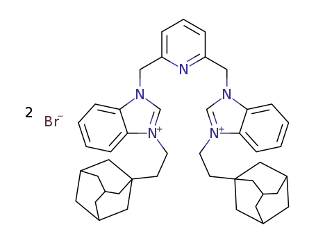1,1'-(pyridine-2,6-diylbis(methylene))bis(3-(2-(adamantan-1-yl)ethyl)-1H-benzo[d]imidazol-3-ium) dibromide