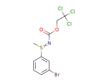 S-methyl-S-3-bromophenyl-N-(2,2,2-trichloroethoxycarbonyl)sulfilimine