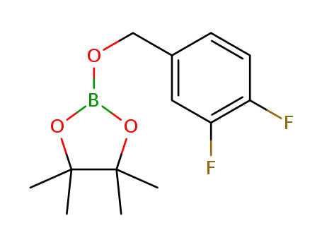 2-((3,4-difluorobenzyl)oxy)-4,4,5,5-tetramethyl-1,3,2-dioxaborolane