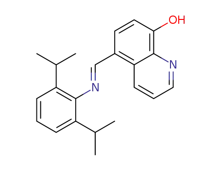 5-[(E)-{[2,6-di(propan-2-yl)phenyl]imino}methyl]quinolin-8-ol