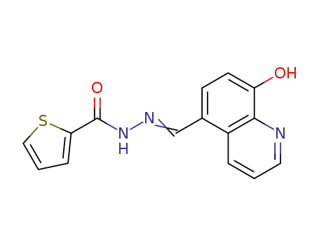 N'-((8-hydroxyquinolin-5-yl)methylene)thiophene-2-carbohydrazide