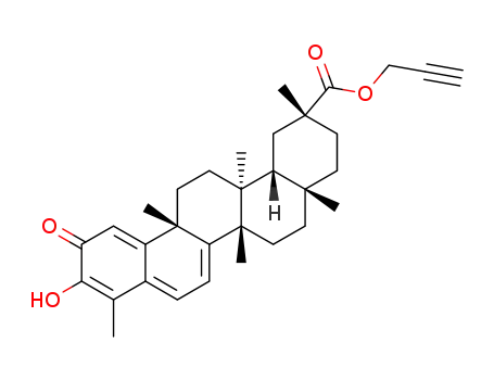 2-propynyl 3-hydroxy-9β,13α-dimethyl-2-oxo-24,25,26-trinoroleana-1(10),3,5,7-tetraen-29-oate