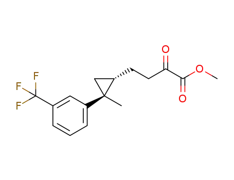 methyl 4-((1S,2S)-2-methyl-2-(3-(trifluoromethyl)phenyl)cyclopropyl)-2-oxobutanoate