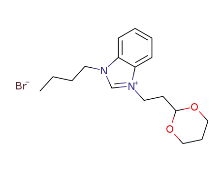 1-(n-butyl)-3-(2-(1,3-dioxane-2-yl)ethyl)benzimidazolium bromide