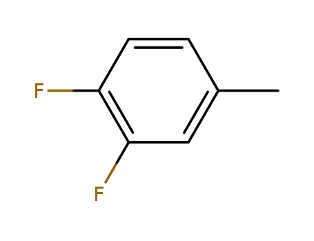 Molecular Structure of 2927-34-6 (3,4-Difluorotoluene)