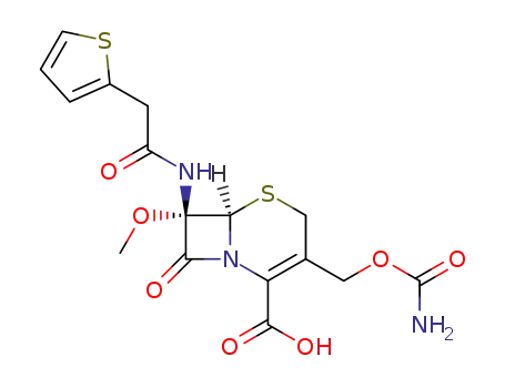 Molecular Structure of 35607-66-0 (Cefoxitin)