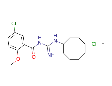 N-(5-Chloro-2-methoxy-benzoyl)-N'-cyclooctyl-guanidine; hydrochloride