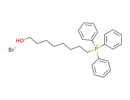 Molecular Structure of 65734-62-5 (Phosphonium, (8-hydroxyoctyl)triphenyl-, bromide)