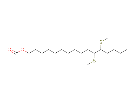 Acetic acid 11,12-bis-methylsulfanyl-hexadecyl ester