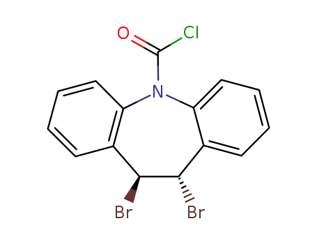 trans-10,11-dibromo-10,11-dihydro-5H-dibenzazepine-5-carbonyl chloride
