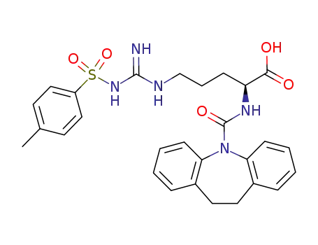 Nα-(10,11-dihydroo-5H-dibenz[b.f]azepine-5-carbonyl)toluenesulfonyl-L-arginine