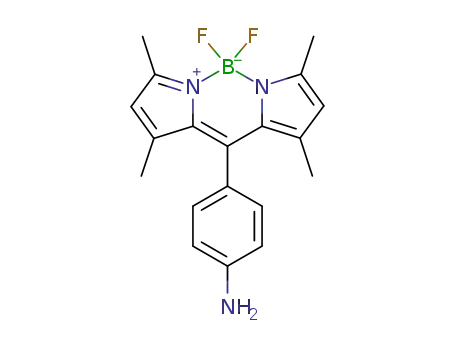 4,4-difluoro-8-(4-aminophenyl)-3,5-dimethyl-4-bora-3a,4a-diaza-s-indacene