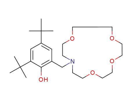 2-[(1,4,7,10-tetraoxa-13-azacyclopentadecan-13-yl)methyl]-4,6-di-tert-butylphenol