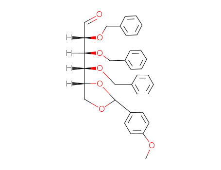 (2R,3R,4R)-2,3,4-Tris-benzyloxy-4-[(R)-2-(4-methoxy-phenyl)-[1,3]dioxolan-4-yl]-butyraldehyde