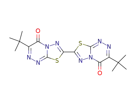 3,3'-di-tert-butyl-[7,7']bi[[1,3,4]thiadiazolo[2,3-c][1,2,4]triazinyl]-4,4'-dione