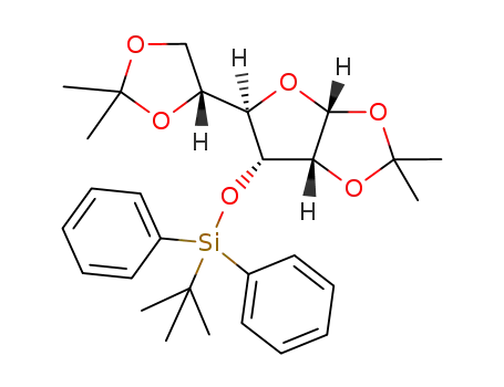 tert-Butyl-[(3aR,5R,6R,6aR)-5-((R)-2,2-dimethyl-[1,3]dioxolan-4-yl)-2,2-dimethyl-tetrahydro-furo[2,3-d][1,3]dioxol-6-yloxy]-diphenyl-silane