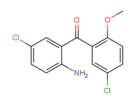 (2-amino-5-chloro-phenyl)-(5-chloro-2-methoxy-phenyl)-methanone