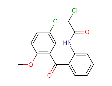 2-chloro-N-[2-(5-chloro-2-methoxy-benzoyl)-phenyl]-acetamide
