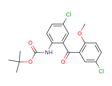 [4-chloro-2-(5-chloro-2-methoxy-benzoyl)-phenyl]-carbamic acid tert-butyl ester